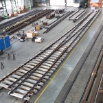 Turnout on plastic sleepers is being delivered to Düsseldorf